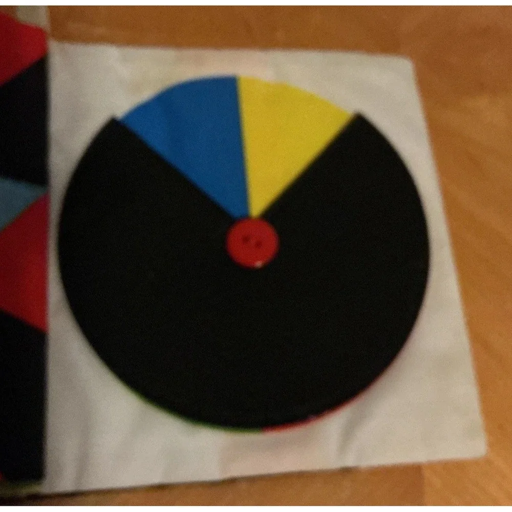Baby Visual Quiet Book Shapes Colors High Contrast Sensory Learning Toy